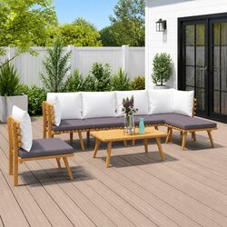 Elevate Your Outdoor Space with 7 Piece Lounge Set