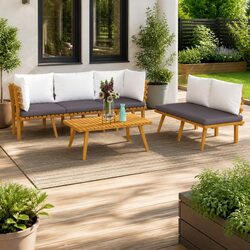 Transform Your Outdoor Space with Our 5 Piece Lounge Set