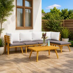 Elevate Your Outdoor Living with a 6 Piece Garden Lounge Set