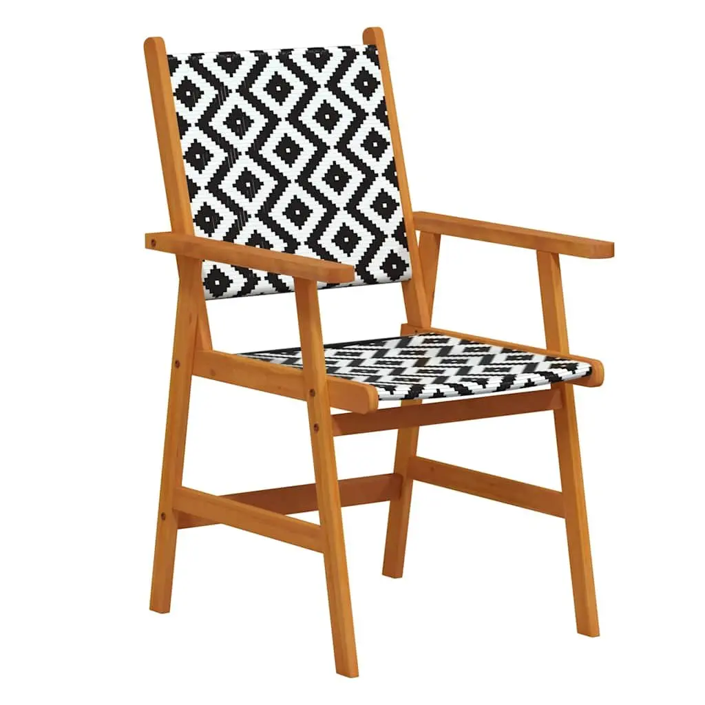 Garden Dining Set 7 Piece Outdoor Patio Furniture Solid Acacia Wood Chairs Table