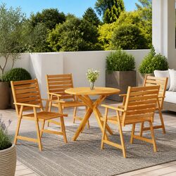 5 Piece Garden Dining Set for Stylish Outdoor Spaces