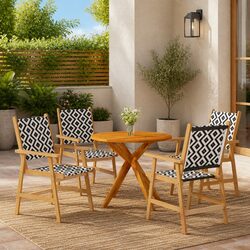 Elevate Your Outdoor Space with This 5-Piece Dining Set