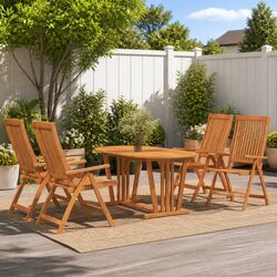 Elevate Your Outdoor Space with 5 Piece Dining Set