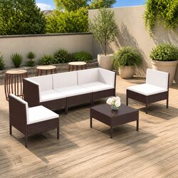 Transform Your Outdoor Space with This 6-Piece Lounge Set