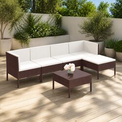Enhance Your Outdoor Space with 6-Piece Lounge Set