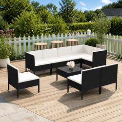 Transform Your Outdoor Space with This 9-Piece Lounge Set
