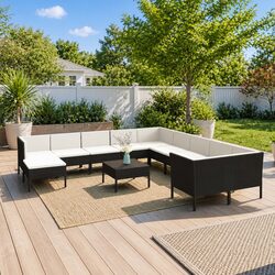 Transform Your Outdoors with a Stylish 12 Piece Lounge Set