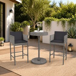 Enhance Your Outdoor Space with This Garden Bar Set