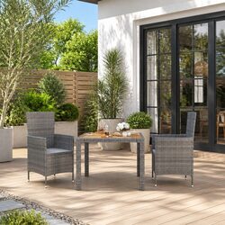 Grey Rattan Garden Dining Set: Elevate Your Outdoor Space