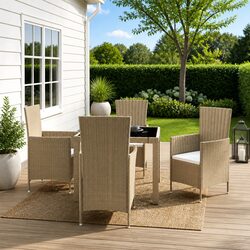 Enhance Your Outdoor Space with 5-Piece Dining Set