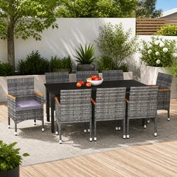 Enhance Your Outdoor Space with a 9 Piece Dining Set