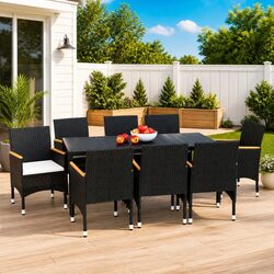Enhance Your Outdoor Space with 9 Piece Dining Set