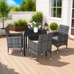 Enhance Your Outdoor Space with This 5 Piece Dining Set