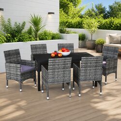 Enhance Your Outdoor Area with a Stylish 7-Piece Dining Set