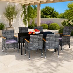 Transform Your Outdoor Space with This 7-Piece Dining Set