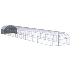 Spacious Outdoor Chicken Coop for Hens and Ducks 3x24x2m