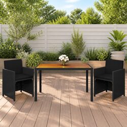 Stylish 3 Piece Garden Dining Set for Your Outdoor Space