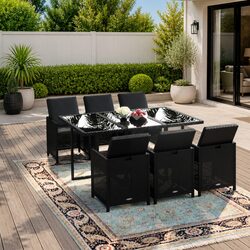 Upgrade Your Outdoor Dining Experience with this 7 Piece Set
