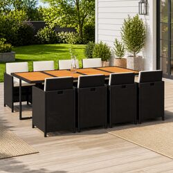 Enhance Your Outdoor Space with This 9 Piece Dining Set