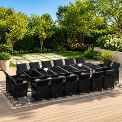 Enhance Your Outdoor Space with a 17-Piece Dining Set