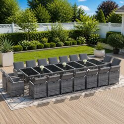 Enhance Your Outdoor Space with a 19 Piece Dining Set