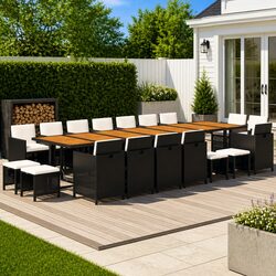 Enhance Your Outdoor Space with This 19-Piece Dining Set