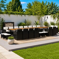 Enhance Your Outdoor Space with This 21-Piece Dining Set