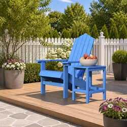 Enhance Your Outdoor Space with a Blue Adirondack Chair