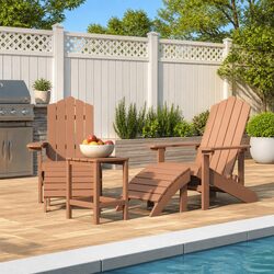 Adirondack Chair Set Enhancing Your Garden or Patio