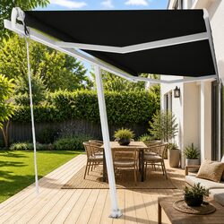 Freestanding Automatic Retractable Awning 400x300cm Outdoor Patio Shade