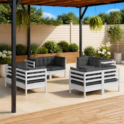 Elevate Your Outdoor Space with This 8 Piece Lounge Set