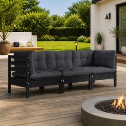 Enhance Your Outdoor Space with This 3-Seater Garden Sofa