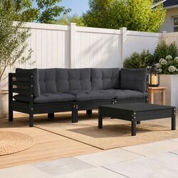 Enhance Your Outdoor Space with This 4-Piece Lounge Set