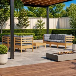 Elevate Your Outdoor Space with 7 Piece Lounge Set