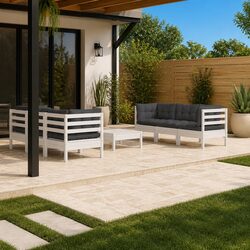 Enhance Your Outdoor Space with 7-Piece Lounge Set