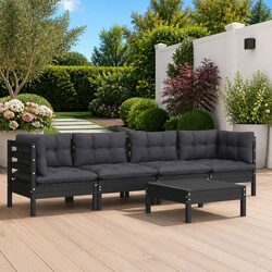 Enhance Your Outdoor Space with a 5-Piece Lounge Set