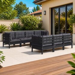 Enhance Your Outdoor Space with 8 Piece Lounge Set