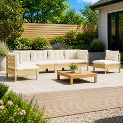 Transform Your Patio with this 6 Piece Garden Lounge Set