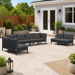 Enhance Your Outdoor Space with a 9 Piece Lounge Set