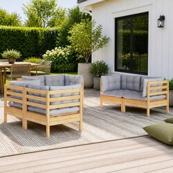 Enhance Your Outdoor Space with Our 6 Piece Lounge Set
