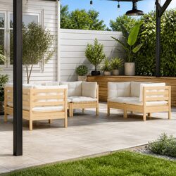 Elevate Your Outdoor Living with a 6 Piece Lounge Set