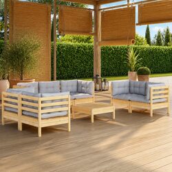 Transform Your Outdoor Space with 8 Piece Lounge Set