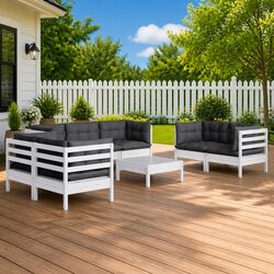 Enhance Your Outdoor Space with an 8 Piece Lounge Set