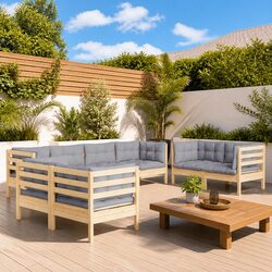 Elevate Your Outdoor Space with 8 Piece Lounge Set