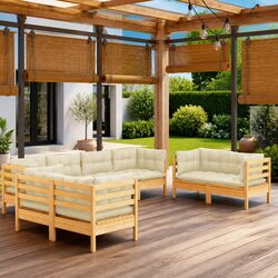 Transform Your Outdoor Space with This 8 Piece Lounge Set