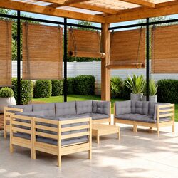 Enhance Your Outdoor Space with a 9 Piece Lounge Set