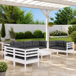 9-Piece Outdoor Patio Lounge Set for Family and Friends