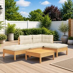 Enhance Your Outdoor Space with 5 Piece Lounge Set