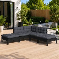 Enhance Your Outdoor Space with a 5-Piece Lounge Set