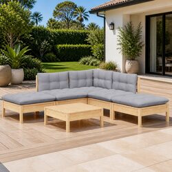 Stylish Modular Garden Lounge Set for Outdoor Relaxation